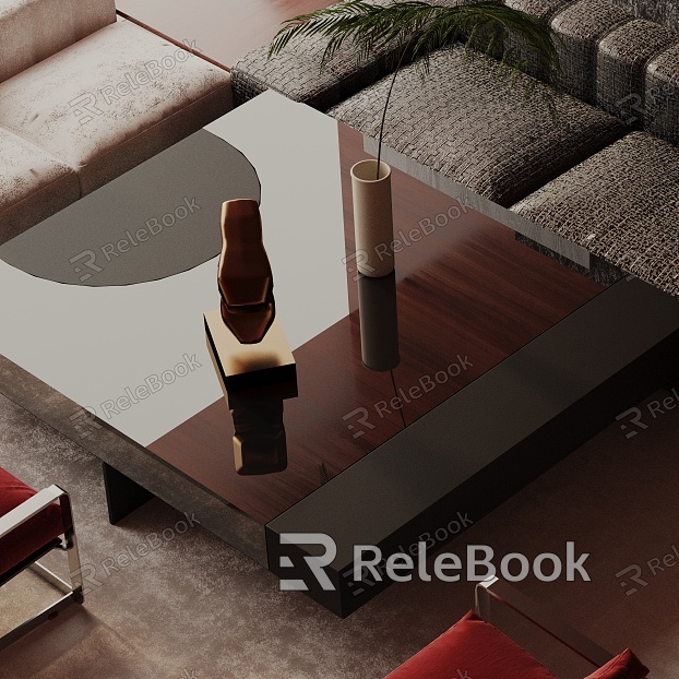 Modern coffee table model