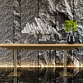 New Chinese-style Duanjing Table Sculpture Ornaments 3d model