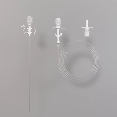 Medical device four-way spiral spray 3d model