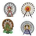 Modern Ferris wheel children's play equipment 3d model