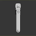 Practical Black Handheld Hardware Tool with Red Control Buttons and Ventilation Slots Design