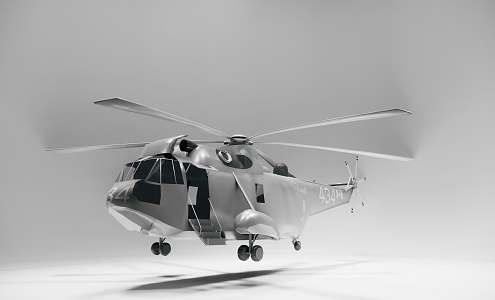 American Sea King aircraft 3d model