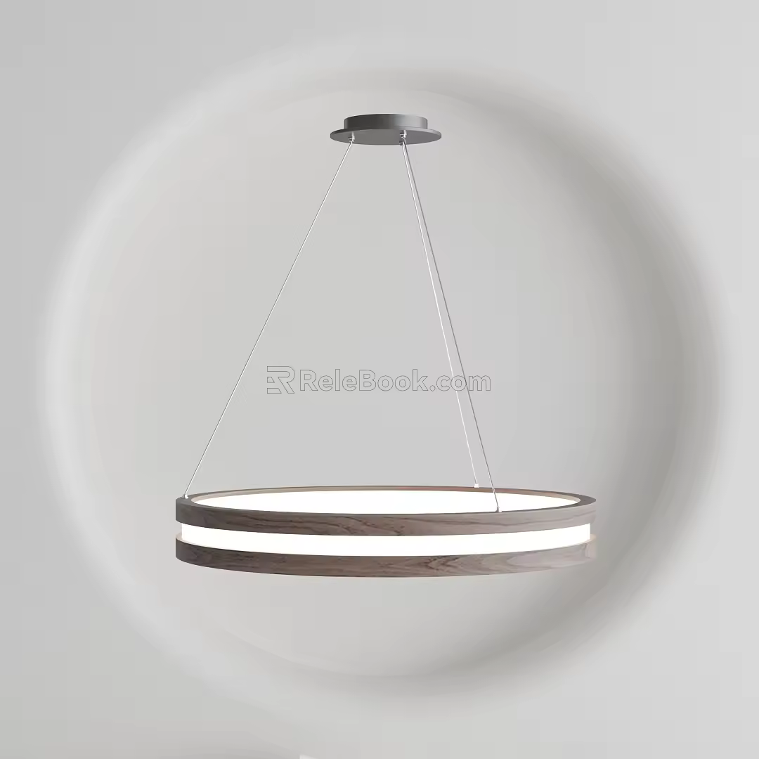 Modern chandelier 3d model