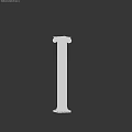 Jane Europe Roman Column Roman Column Stone Column 3d model