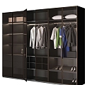 Wardrobe Cabinet Wardrobe Storage Cabinet Large Wardrobe Hanger Clothes Home Furniture Bedroom 3d model