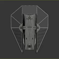 Advanced Spacecraft Featuring Solar Panel Arrays And Geometric Design For Deep Space Exploration