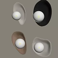 Silent wall lamp 3d model