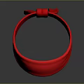 Soft Fabric Red Headband With Knot Design For Stylish Fashion Accessory