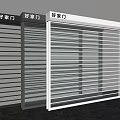 Rolling shutter door crystal rolling shutter door rolling gate transparent rolling shutter door shop rolling shutter door security door 3d model