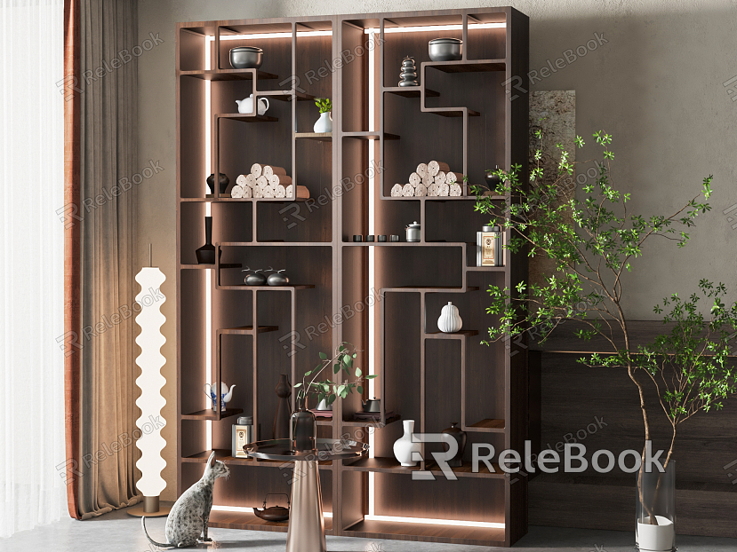 New Chinese Decorative Cabinet model