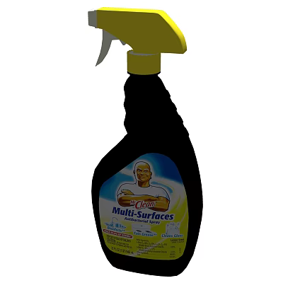 Household Multi Surfaces Cleaning Spray Bottle for Daily Use Needs 3d model