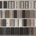 Various Door Designs In Multiple Colors For Home Interior Decoration
