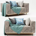 Single sofa 3d model