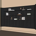 Modern Bookshelf Storage Rack 3d model
