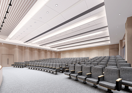 Modern Conference Hall Report Hall 3d model