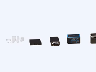 Charger modern battery writing power plug 3d model