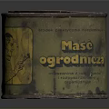 Vintage Metal Can With Yellow Label And Man Illustration For Household Use