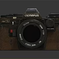 High Quality Olympus Digital Camera With Retro Design And Classic Lens 3d model