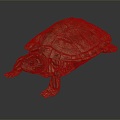 Modern Turtle Cartoon Turtle Snapping Turtle 3d model