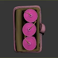 Plant Themed Decorative Brown Box With Pink Ribbons Leaf Stickers Heart Accents And LOVE Label
