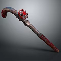Industrial Metal Pipe With Red Valve Handle Curved Design And Textured Surface