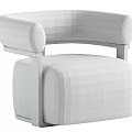 Modern Plush Accent Chair With Wooden Frame And Multiple Color Options