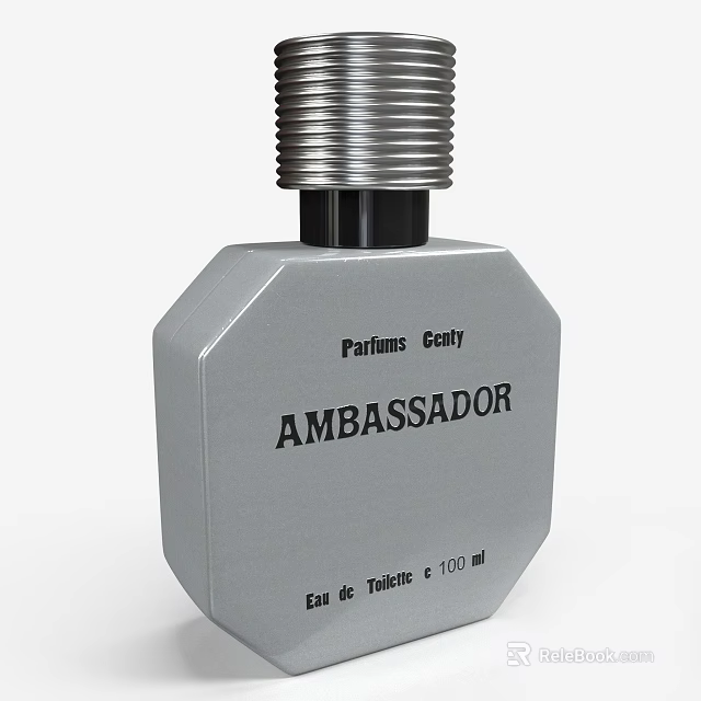 Premium Perfume Cosmetics With Ambassador Eau de Toilette 100 ml Parfums Gealty 3d model 