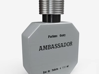 Premium Perfume Cosmetics With Ambassador Eau de Toilette 100 ml Parfums Gealty 3d model
