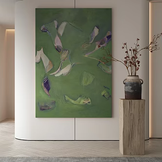 modern decorative painting 3d model