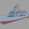 US Perry Class Frigate Success Class Frigate Frigate Warship 3d model