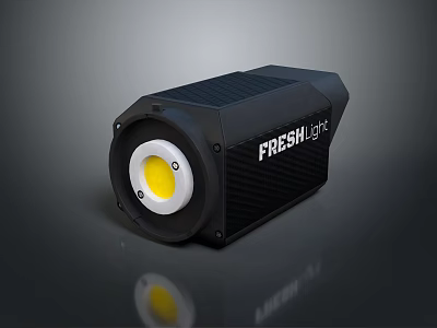 FRESHlight Projection Monitoring Device With Black Durable Design And HD Lens 3d model