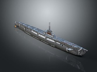 modern ship warship 3d model