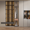 Wardrobe Cloakroom Glass Cabinet Wine Cabinet Decorative Cabinet 3d model