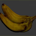 Fresh Ripe Yellow Bananas With Natural Brown Spots In A Bunch