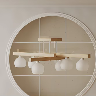 Modern chandelier 3d model