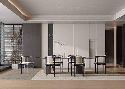 Modern Restaurant 3d model