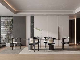 Modern Restaurant 3d model