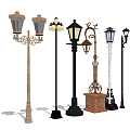 Outdoor street lamp 3d model