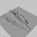 Gewehr 43 Rifle 3d model