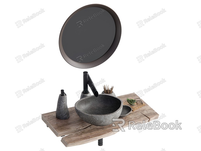 Silent Wind Washbasin Washing Table model