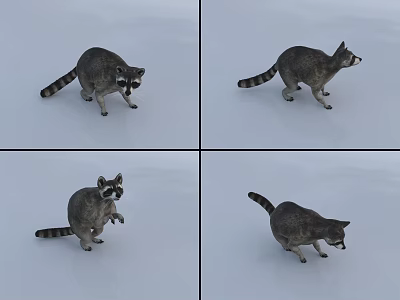 Realistic Reptile Figurine Display With Multiple Angles And Detailed Features 3d model