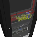 Black Glass Door Storage Cabinet for Musical Instruments and Art Supplies