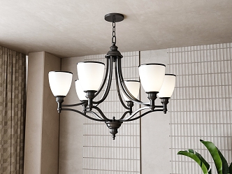 American chandelier 3d model