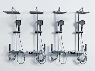 Modern Shower 3d model