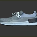 Light Blue Stylish Casual Sports Shoes With Mesh Upper White Laces And Contrast Sole