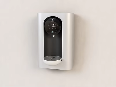 Wall Mounted Inflatable Air Blower With Digital Display And Efficient Operation 3d model