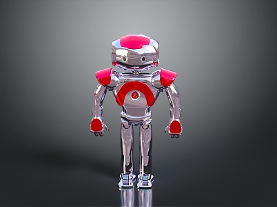 Robot Assistant Small Robot Butler Robot Butler Figure Game Figure model