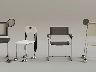children's chair mickey chair dog chair cartoon chair 3d model