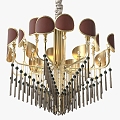 Vintage Chandelier Shine Lighting Chandelier Hanging Pendant 3d model