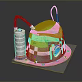Sci-fi Items Sci-fi Components High-tech Components Sci-fi Equipment Sci-fi Scene Sci-fi Environment Game Scene 3d model